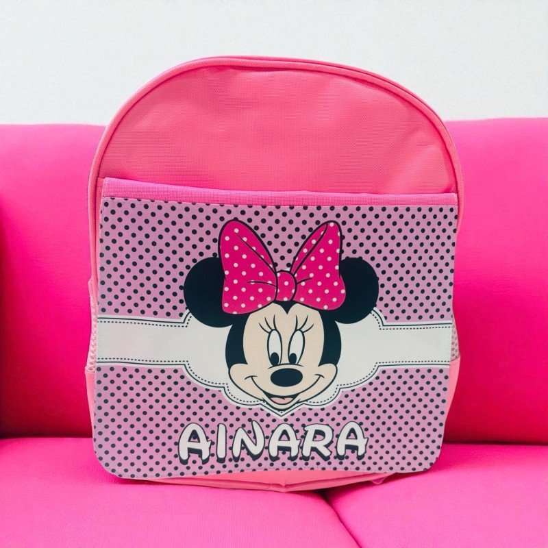 MOCHILA LONETA MINNIE LAZO