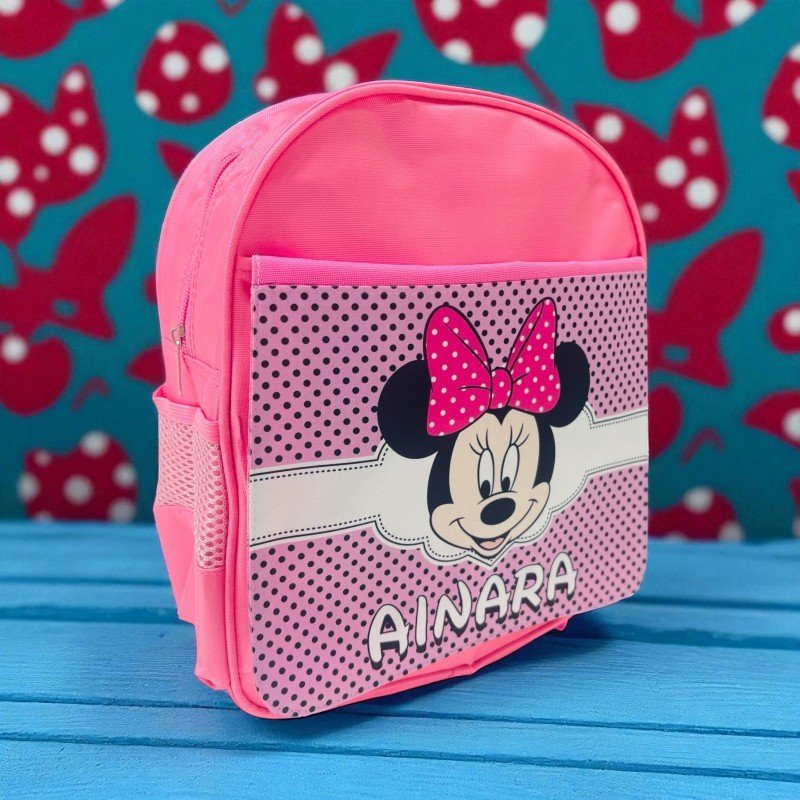 MOCHILA LONETA MINNIE LAZO