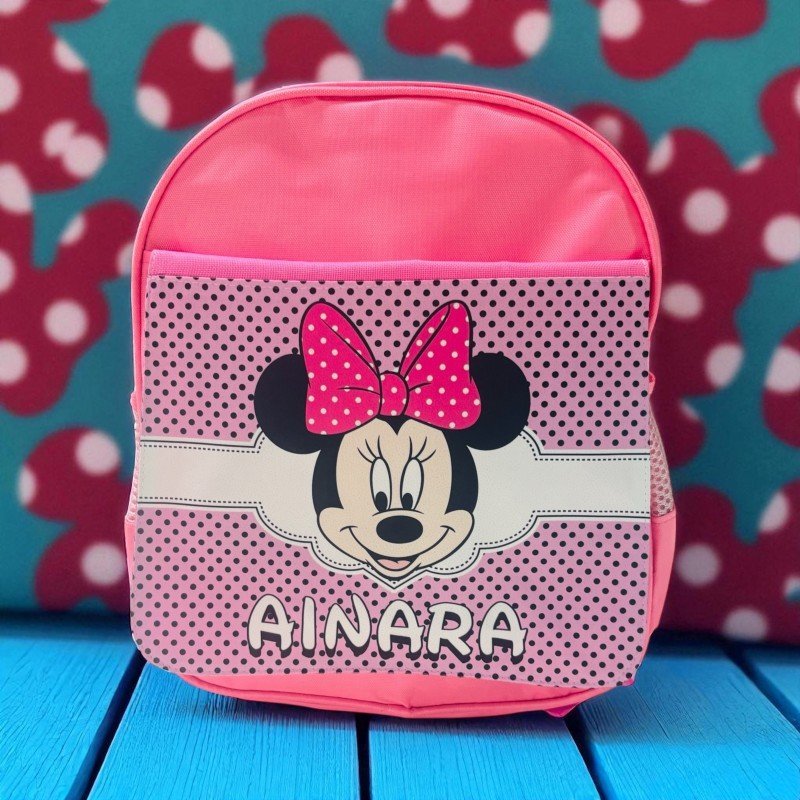 MOCHILA LONETA MINNIE LAZO