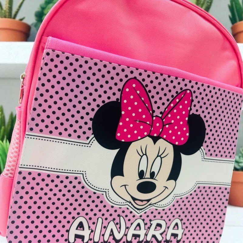 MOCHILA LONETA MINNIE LAZO
