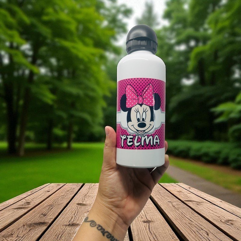BOTELLA DOBLE TAPÓN MINNIE