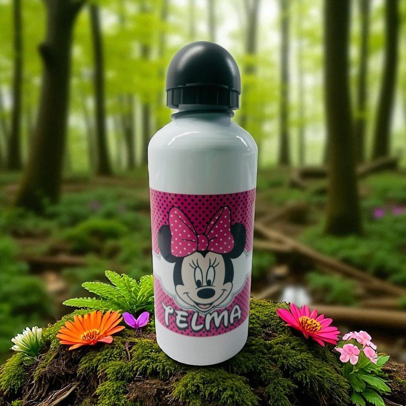 BOTELLA DOBLE TAPÓN MINNIE