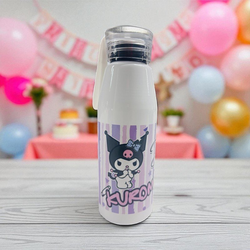 BOTELLA ASA DE SILICONA KUROMI