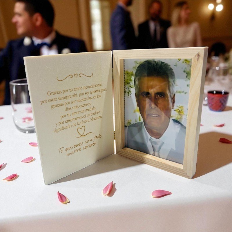 MARCO ETERNO PARA LA MEJOR MADRINA O PADRINO