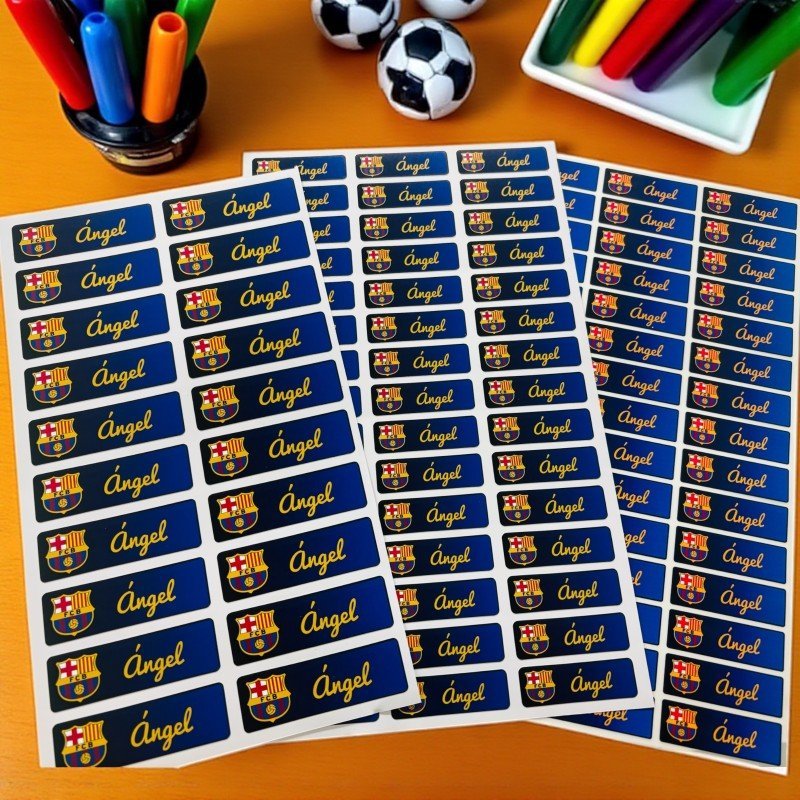 ETIQUETAS ESCOLARES LIBROS Y ROPA