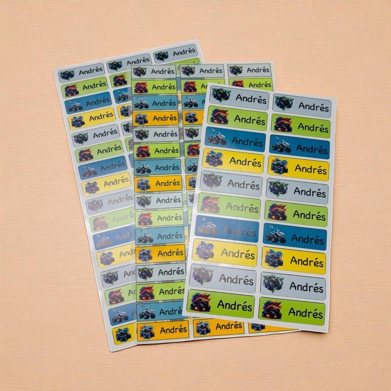 ETIQUETAS ESCOLARES LIBROS Y ROPA