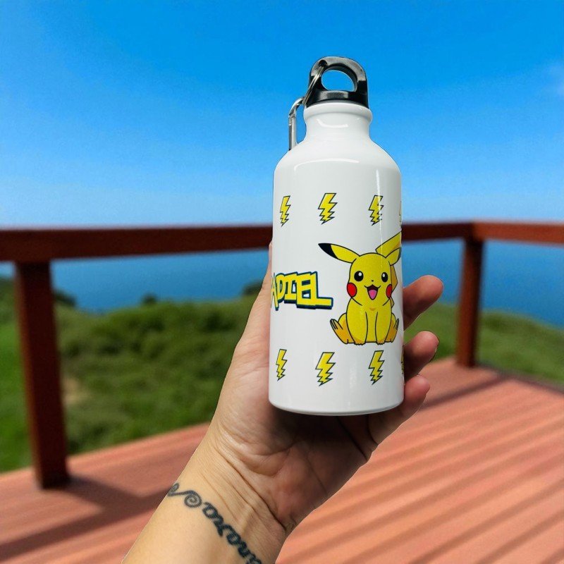 BOTELLA MOSQUETÓN PIKACHU