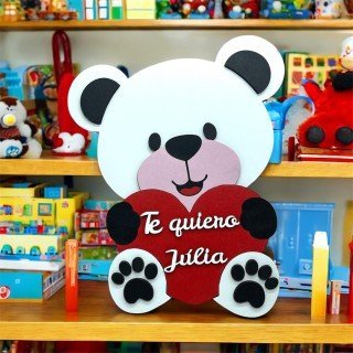 CAJA MADERA OSO AMOROSO
