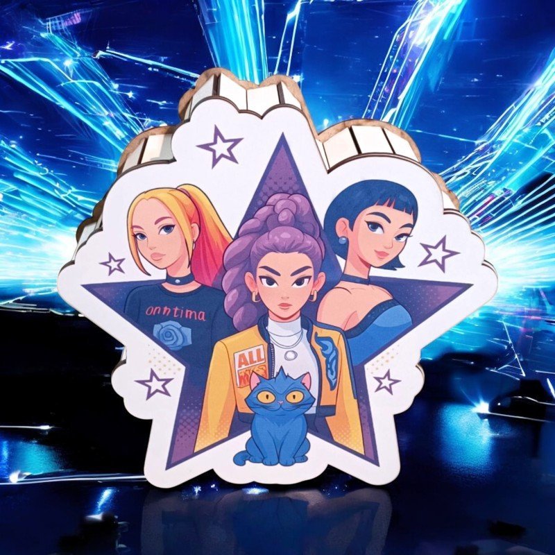 CAJA LAS GUERRERAS K-POP ESTRELLA