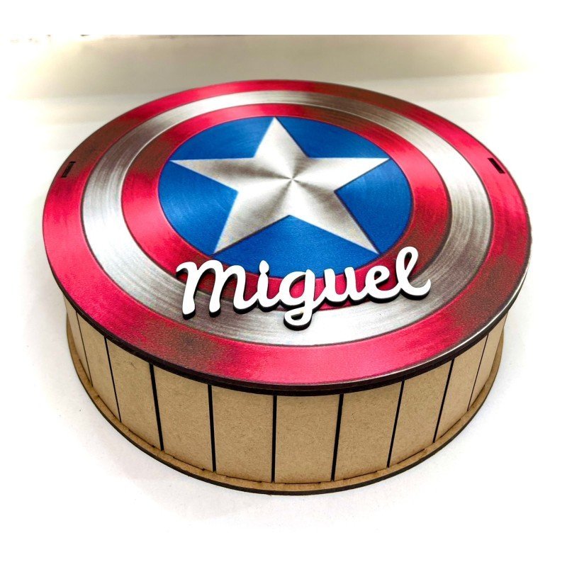 CAJA CAPITÁN AMÉRICA UVI