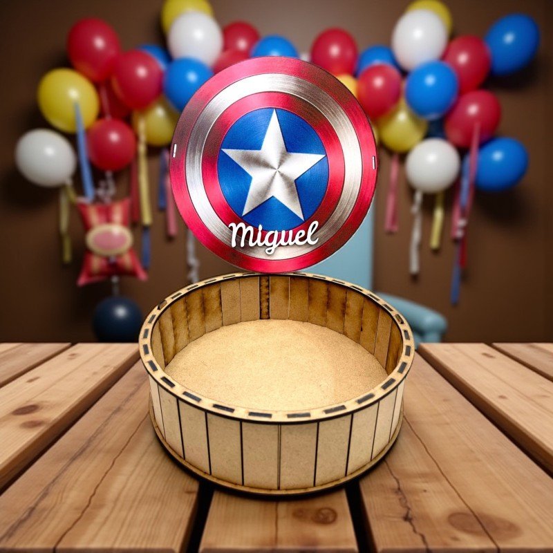 CAJA CAPITÁN AMÉRICA UVI
