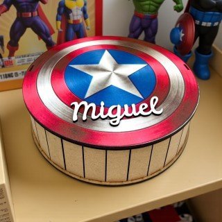 CAJA CAPITÁN AMÉRICA UVI