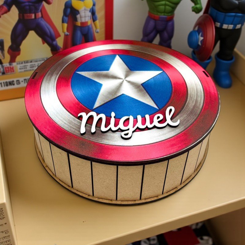 CAJA CAPITÁN AMÉRICA UVI