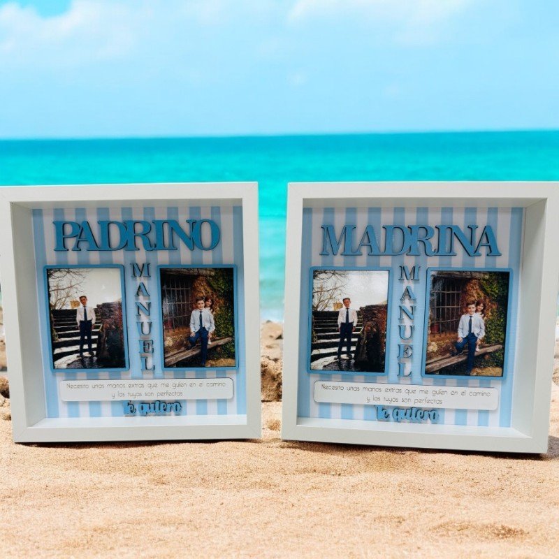 CUADRO PERSONALIZADO COLOR MADRINA O PADRINO
