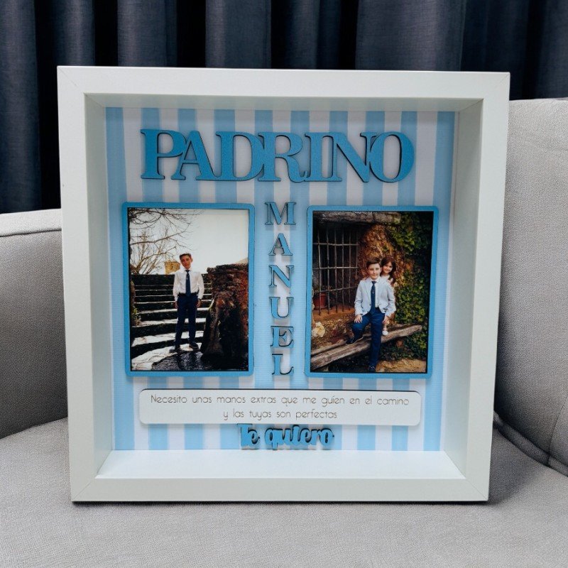 CUADRO PERSONALIZADO COLOR MADRINA O PADRINO