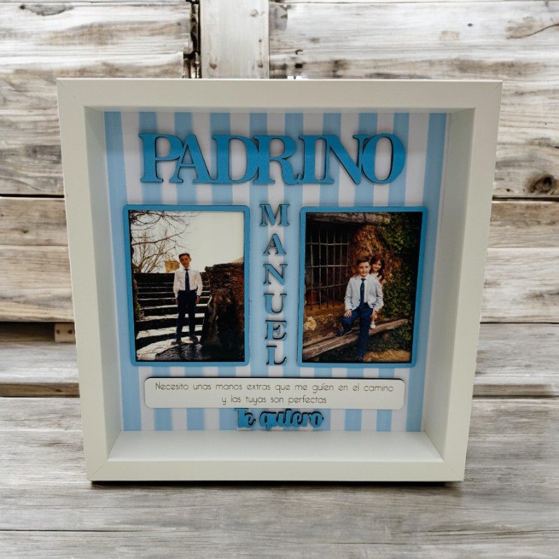 CUADRO PERSONALIZADO COLOR MADRINA O PADRINO