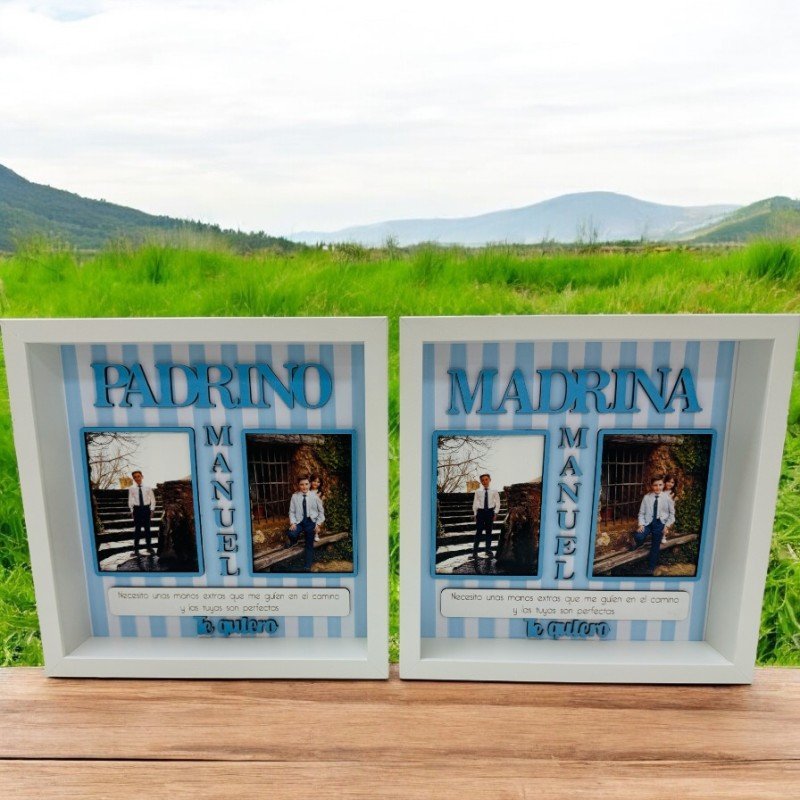 CUADRO PERSONALIZADO COLOR MADRINA O PADRINO