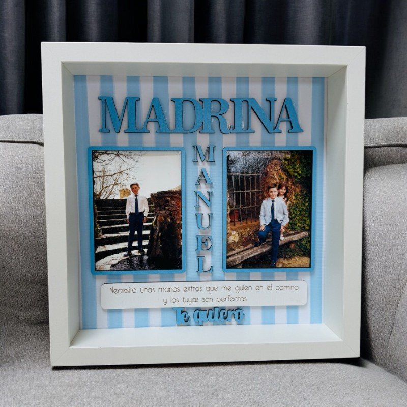 CUADRO PERSONALIZADO COLOR MADRINA O PADRINO