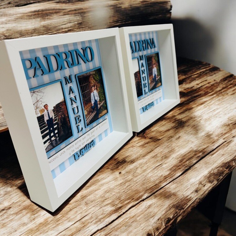CUADRO PERSONALIZADO COLOR MADRINA O PADRINO