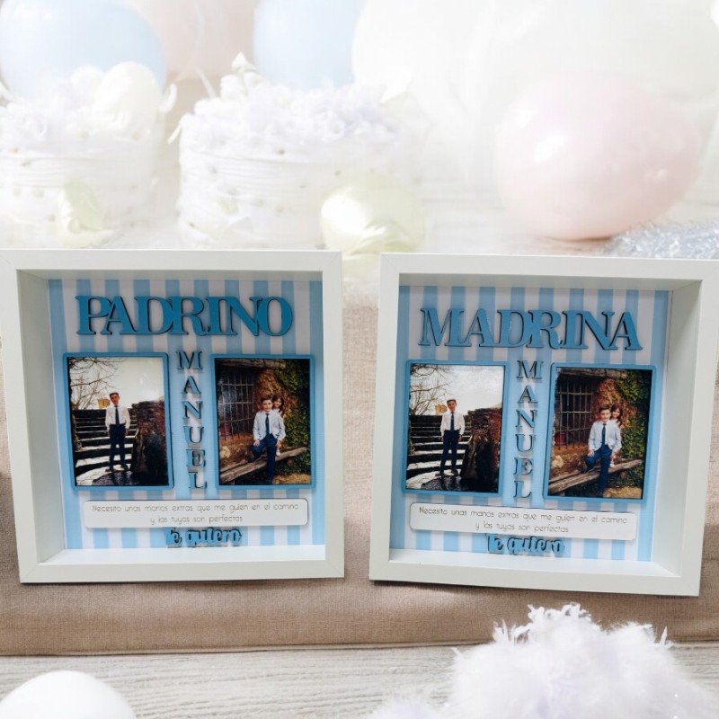 CUADRO PERSONALIZADO COLOR MADRINA O PADRINO