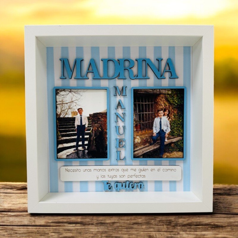 CUADRO PERSONALIZADO COLOR MADRINA O PADRINO