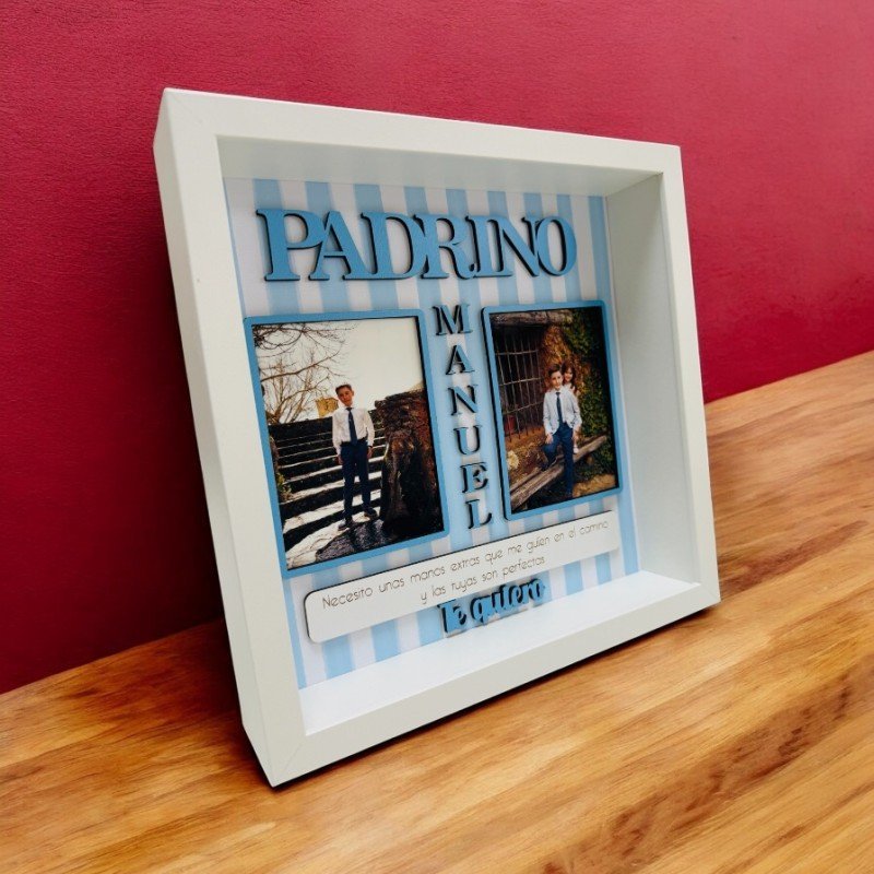 CUADRO PERSONALIZADO COLOR MADRINA O PADRINO