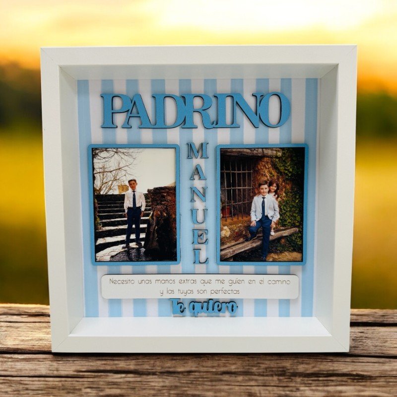 CUADRO PERSONALIZADO COLOR MADRINA O PADRINO