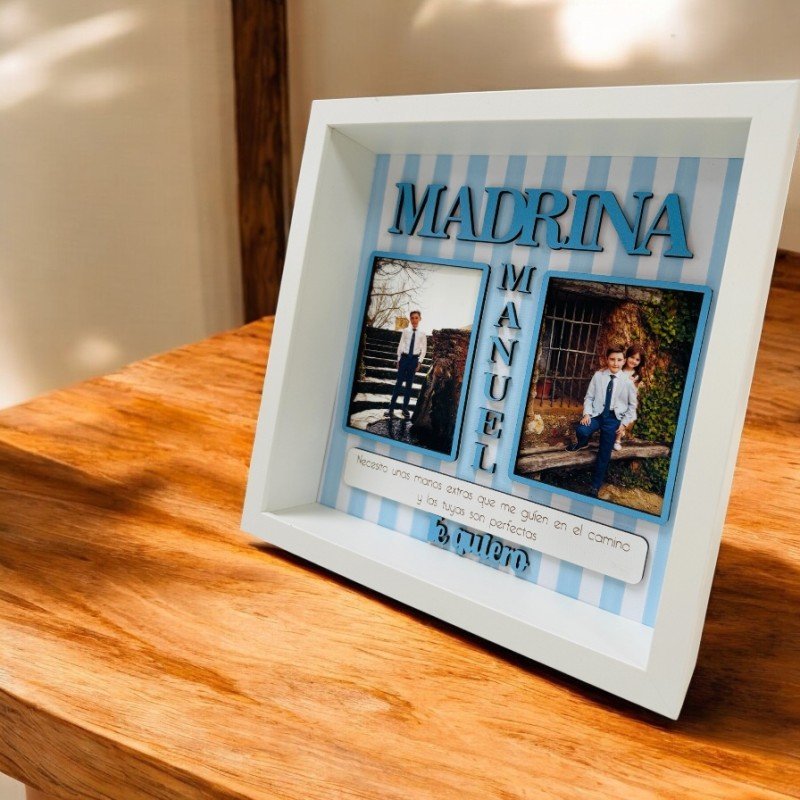 CUADRO PERSONALIZADO COLOR MADRINA O PADRINO