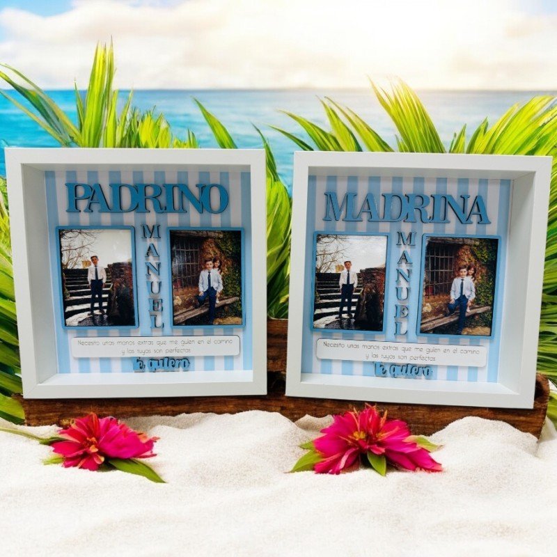 CUADRO PERSONALIZADO COLOR MADRINA O PADRINO