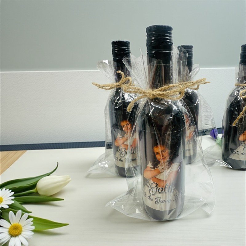 BOTELLA DE VINO TINTO PERSONALIZADA