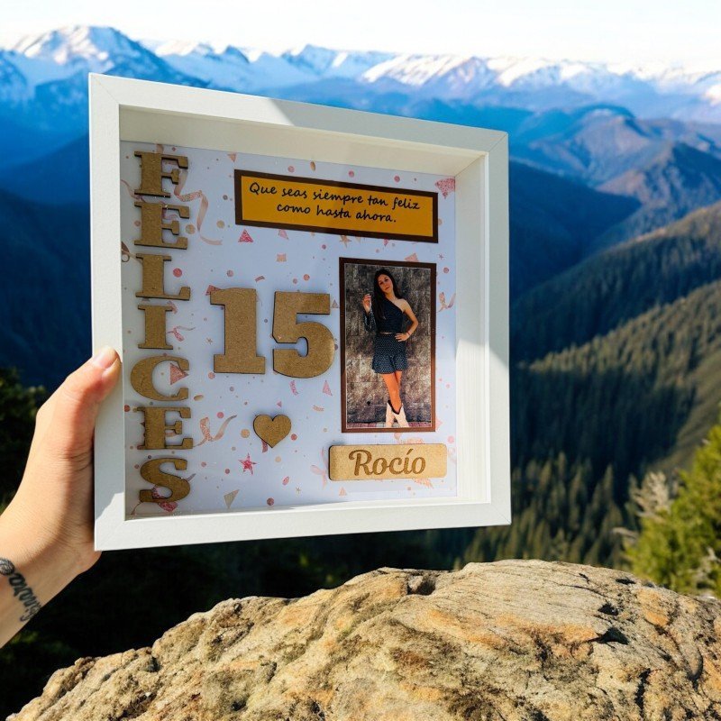 CUADRO PERSONALIZADO FELICES 15