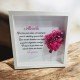 CUADRO PERSONALIZADO CON RAMILLETE PRESERVADO