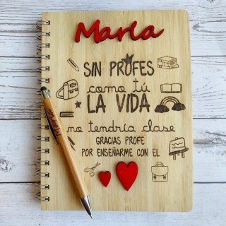LIBRETA PROFE CON EL CORAZÓN