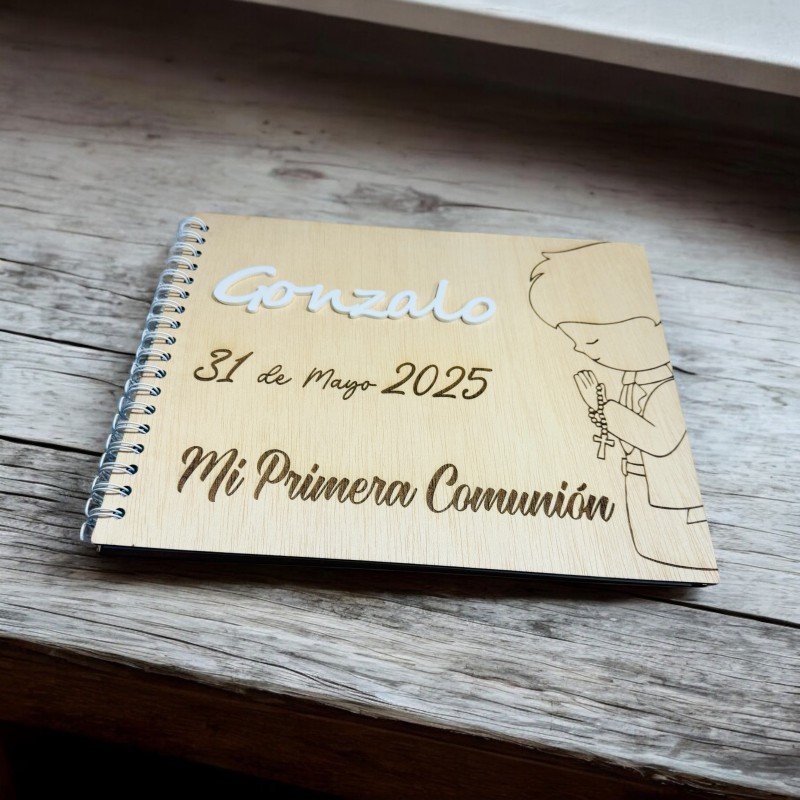 ÁLBUM COMUNIÓN MADERA