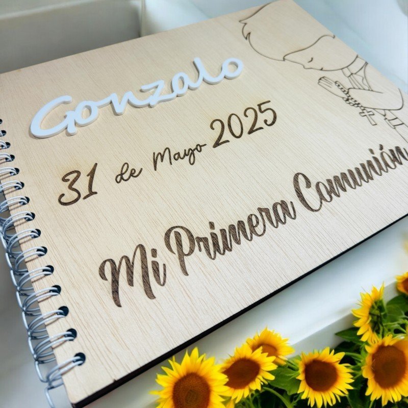 ÁLBUM COMUNIÓN MADERA