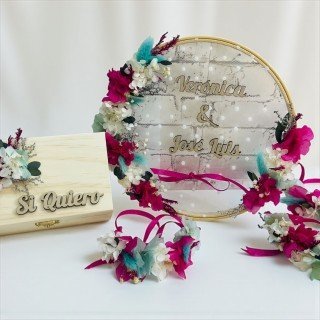 BASTIDOR PARA ALIANZAS ENCAJE DE AMOR