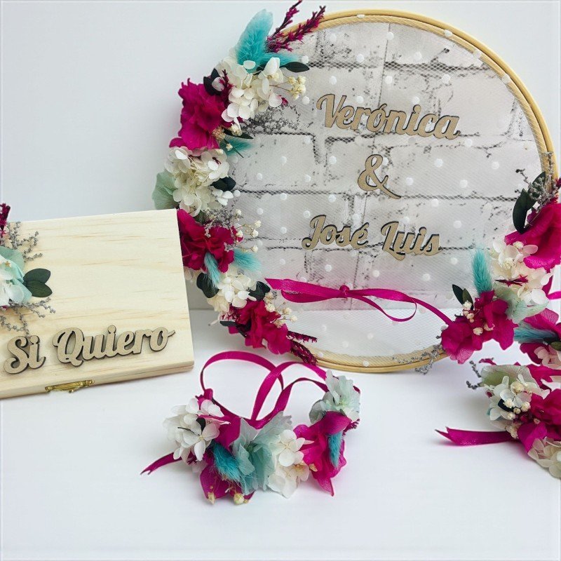 BASTIDOR PARA ALIANZAS ENCAJE DE AMOR
