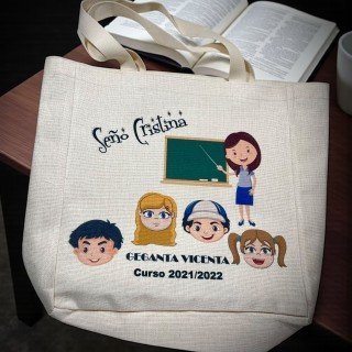 TOTE BAG TIPO LINO PROFE