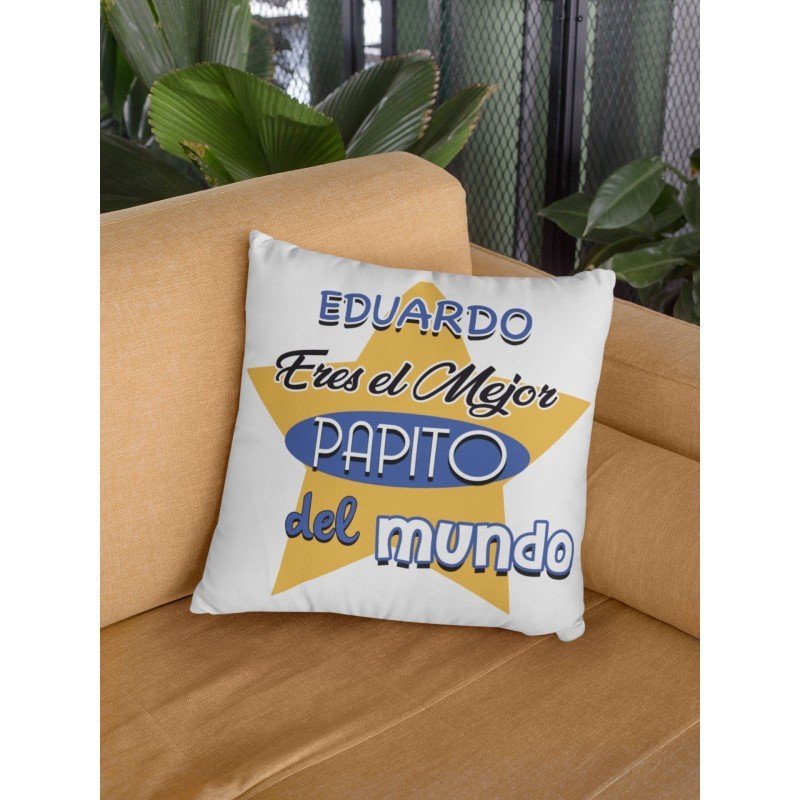 COJÍN EL MEJOR PAPITO DEL MUNDO