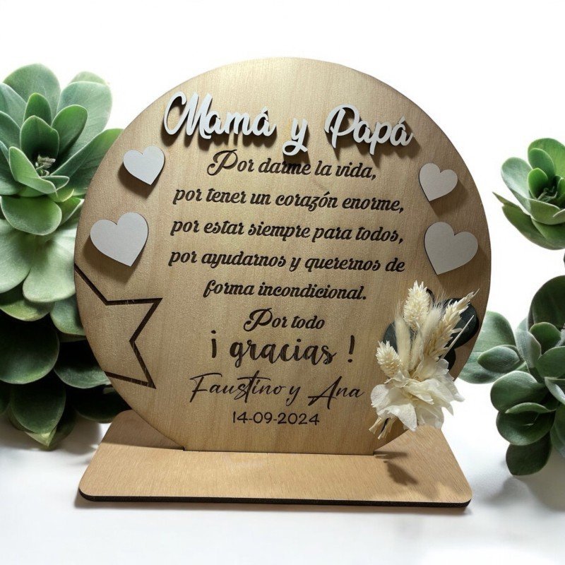 PLACA GRACIAS
