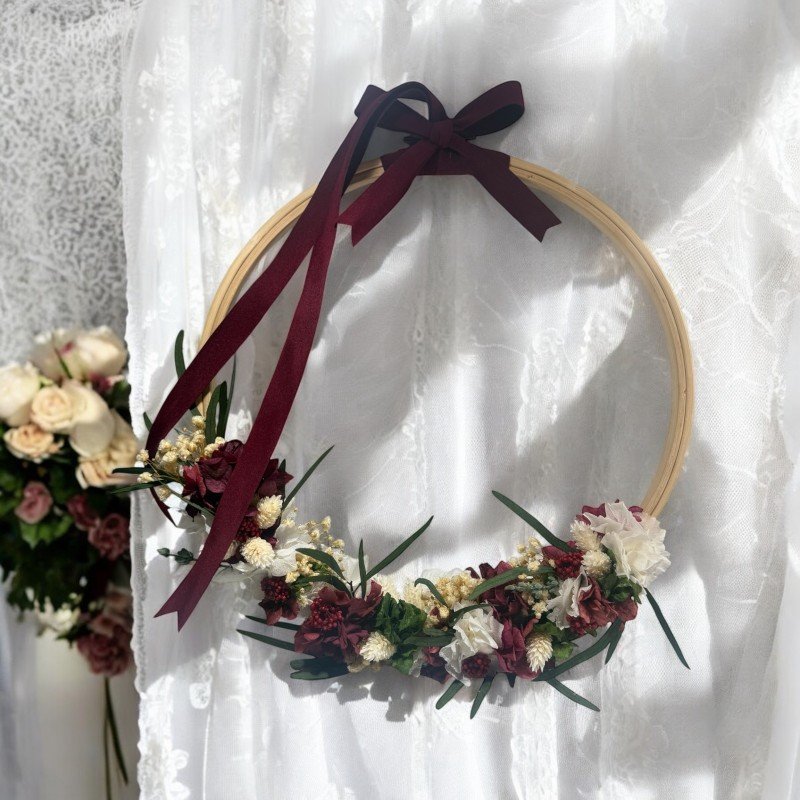 ARO FLORAL PORTA ALIANZAS