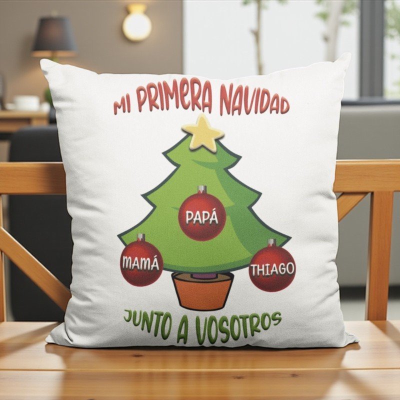 COJÍN MI PRIMERA NAVIDAD