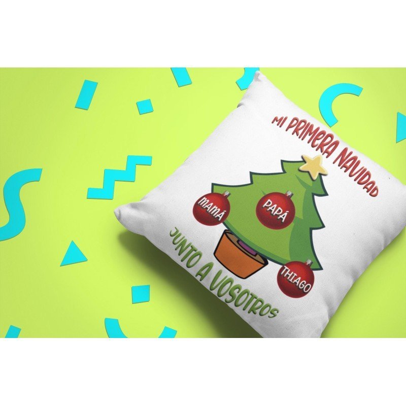COJÍN MI PRIMERA NAVIDAD