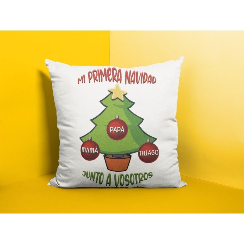 COJÍN MI PRIMERA NAVIDAD