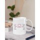 TAZA HILO CORAZÓN