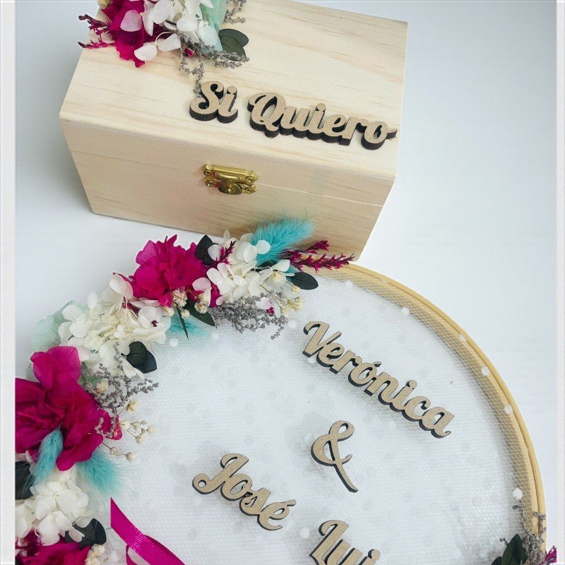 BASTIDOR PARA ALIANZAS ENCAJE DE AMOR
