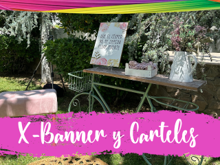 X-Banner y Carteles